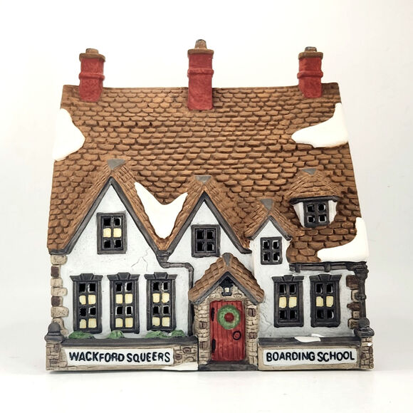 Dept 56 Dickens' Village Nicholas Nickleby Wackford Squeers Boarding School - Picture 16 of 16
